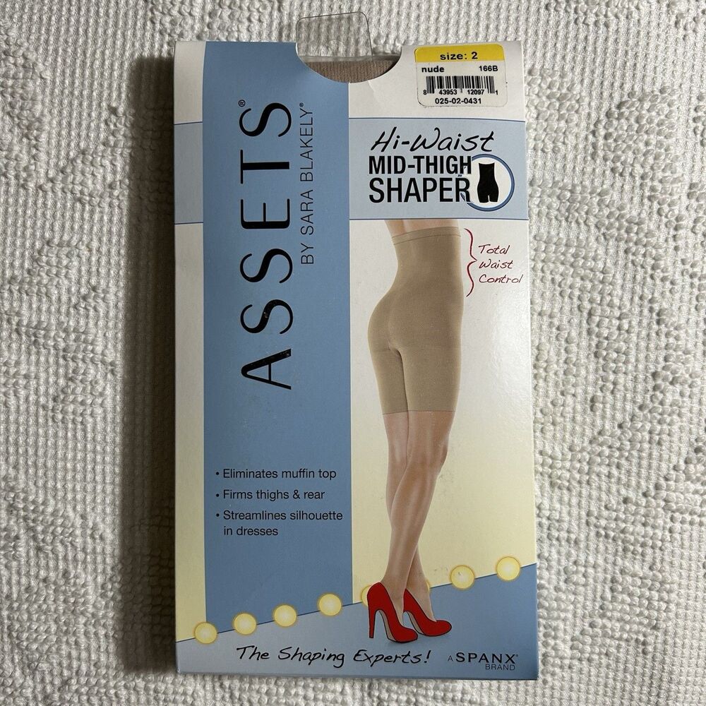 Spanx Assets High Waist Shaping Sheers Size 2 Nude
